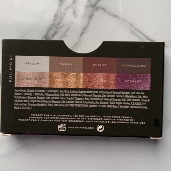 Viseart 8 Shade Petit PRO Un 1 Professional Pigment Palette (BNIB) - Picture 5 of 6